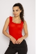 Хлопковое боди женское 629F918 красный Хлопковое боди женское 629F918 красный