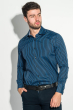 Рубашка мужская приталенная 50PD28603 черно-синий