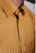 Рубашка мужская в полоску Fra №869-12 терракотовый