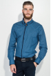 Рубашка мужская потайная застежка 50PD6178 сине-голубой