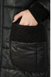 Куртка женская теплая с высоким воротником 76PD1110 черный