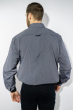 Рубашка в мелкую полоску 199P0713-1 сине-серый