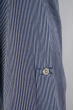 Рубашка в мелкую полоску 199P0713-1 сине-серый