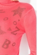 Гольф женский с буквами  81PD013 коралловый