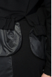 Костюм женский спортивный (батал) с брошью, имитация двойки 74PD335 черный