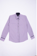 Рубашка 120PAR283 junior фиолетово-белый