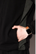 Мужской спортивный костюм 120PG023 черно-серый