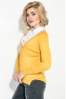 Кардиган женский под рубашку 446K002 горчичный Кардиган женский под рубашку 446K002 горчичный