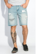 Шорты мужсие джинс светлые 475K003 голубой Шорты мужсие джинс светлые 475K003 голубой