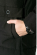 Куртка мужская удлиненная, теплая  339V001 черный