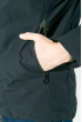 Куртка мужская удлиненная, с капюшоном 339V002 темно-синий