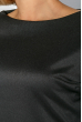 Платье женское асимметричный подол, рукав три четверти 74PD133 черный
