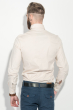Рубашка мужская с крупной нашивкой 50PD0010-1 бежевый
