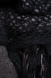 Шарф женский двуцветный 120PROS008 черно-серый