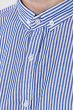 Рубашка мужская в полоску  511F008 бело-синий