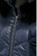 Пальто женское зимнее, стильный крой 69P01057 синий