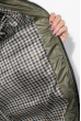 Пальто женское зимнее, стильный крой 69P01057 оливковый