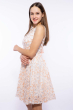 Платье женское с цветочным принтом 964K040 светло-бежевый