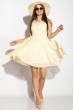 Платье женское с цветочным принтом 964K040 лимонный