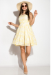 Платье женское с цветочным принтом 964K040 лимонный