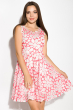 Платье женское с цветочным принтом 964K040 розовый