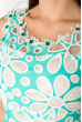 Платье женское с цветочным принтом 964K040 бирюзовый