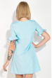 Платье женское, короткое, яркие цвета 74P101 голубой