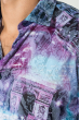 Рубашка мужская со стилизированным принтом 50P2339 фиолетовый