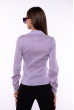 Рубашка женская 118P360 бело-фиолетовый