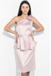 Платье женское, вечернее, шелковое  64PD357 розовый
