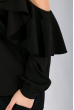 Блузка женская с завязками на плече 78PD5088 черный
