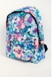 Рюкзак с принтом 444KY006 бирюзово-голубой