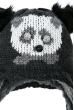 Шапка детская утепленная, с изображениями животных 65P0028 junior грифельно-салатовый