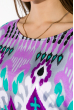 Блуза женская, принтованная 5400 сиренево-серый
