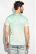 Футболка мужская с крупным принтом 435F002-1 мятный