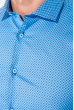 Рубашка мужская в мелкий принт 50PD7125 голубой