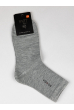 Носки бесшовные с двойной пяткой 230PYH07-3-3 светло-серые светло-серый меланж