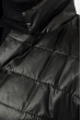 Куртка женская на одной кнопке, однотонная и металлик 69PD1050 черный