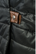 Куртка женская на одной кнопке, однотонная и металлик 69PD1050 черный