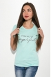 Футболка женская 211F045 мятный Футболка женская 211F045 мятный