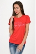 Футболка женская 211F045 красный Футболка женская 211F045 красный