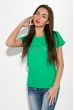 Футболка женская 211F045 зеленый Футболка женская 211F045 зеленый