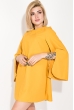 Платье женское, свободного покроя 80PD1334 горчичный