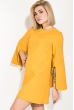 Платье женское, свободного покроя 80PD1334 горчичный