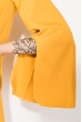 Платье женское, свободного покроя 80PD1334 горчичный