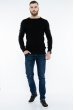 Стильный мужской джемпер  520F1103 черный