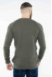 Стильный мужской джемпер  520F1103 хаки