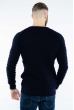 Стильный мужской джемпер  520F1103 чернильный