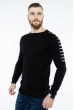 Стильный мужской джемпер  520F1103 черный