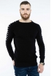 Стильный мужской джемпер  520F1103 черный